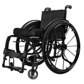 Black Basic Transport Manual Wheelchair