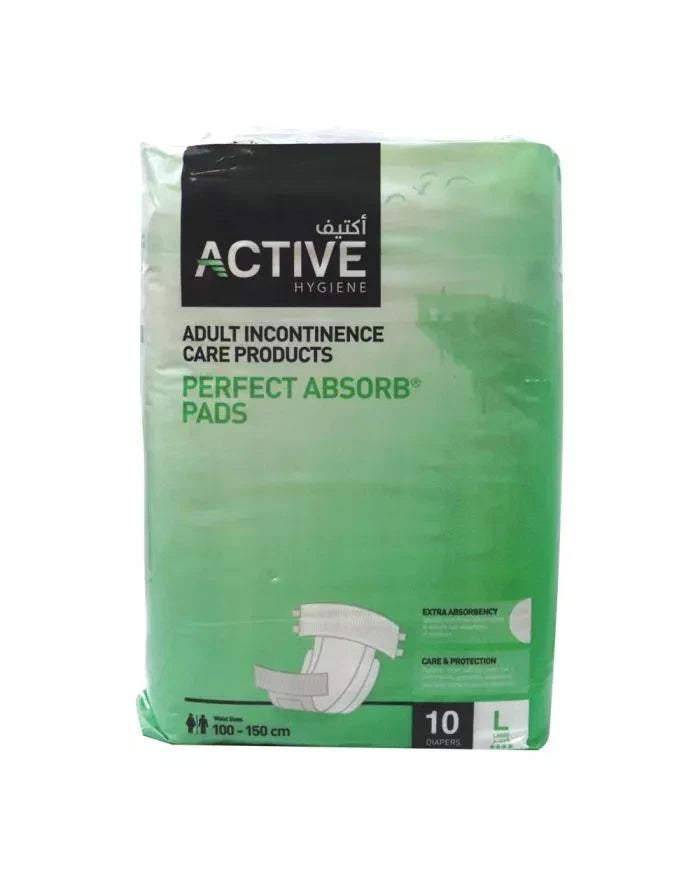 Active Adult Diapers Large 10s – Discreet Protection for Everyday Life