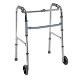 Lightweight Folding Medical Walker with Wheels | Adjustable & Durable Support for Seniors & Adults