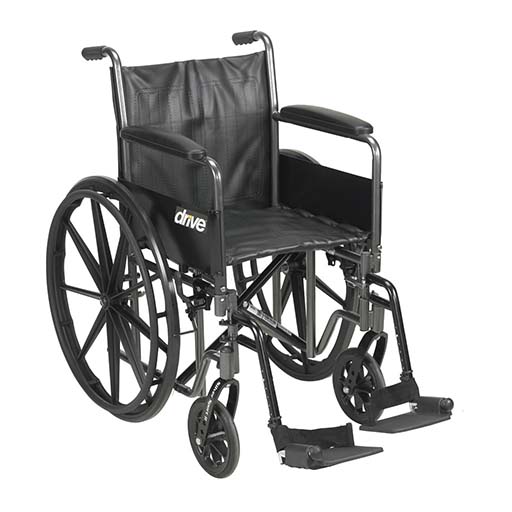 Silver Sport 2 Steel Wheelchair for Adults