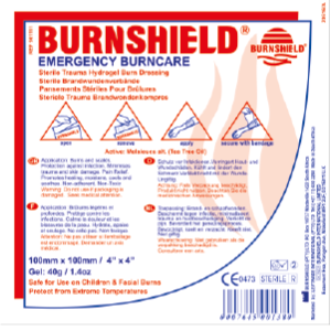 ضمادات Burnshield للحروق