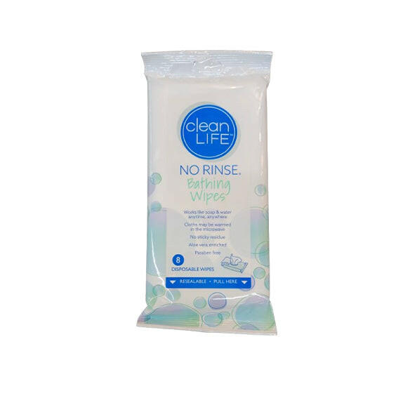 No Rinse Bathing Wipes